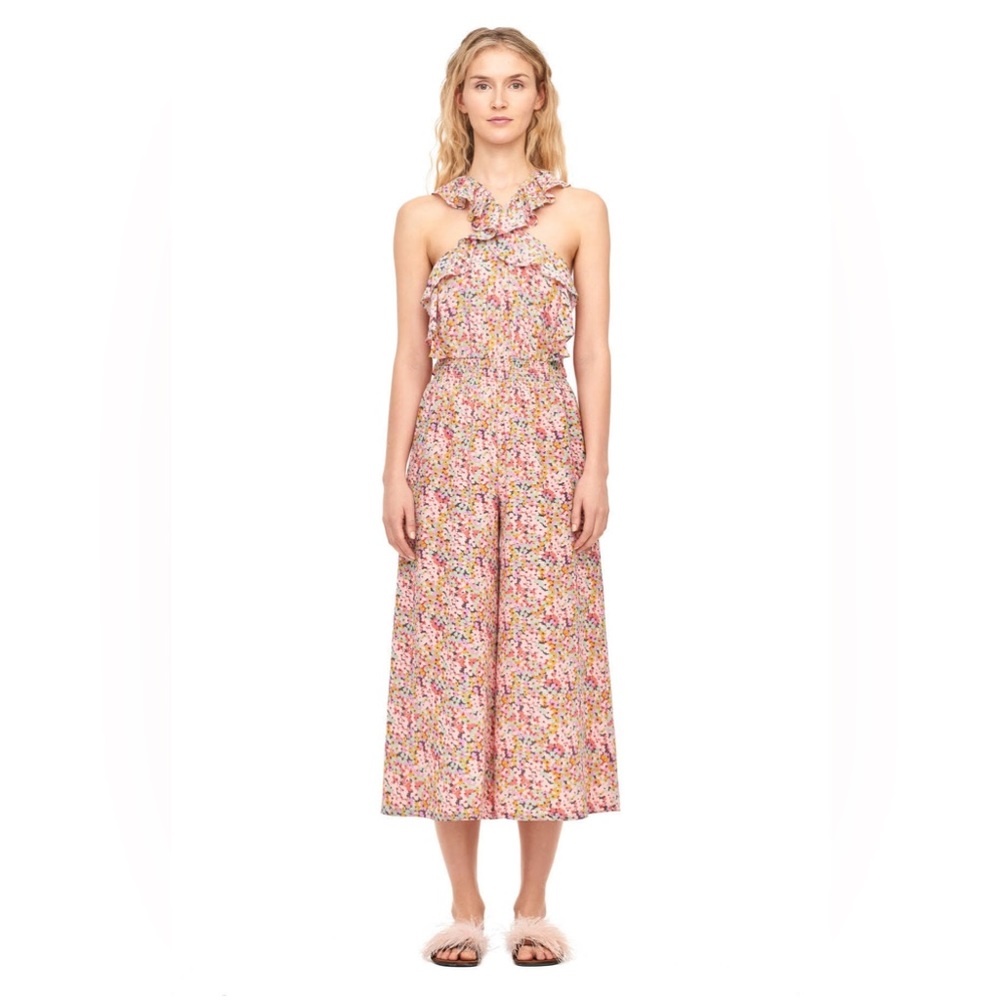 NWT Rebecca Taylor Margo Floral Silk jumpsuit